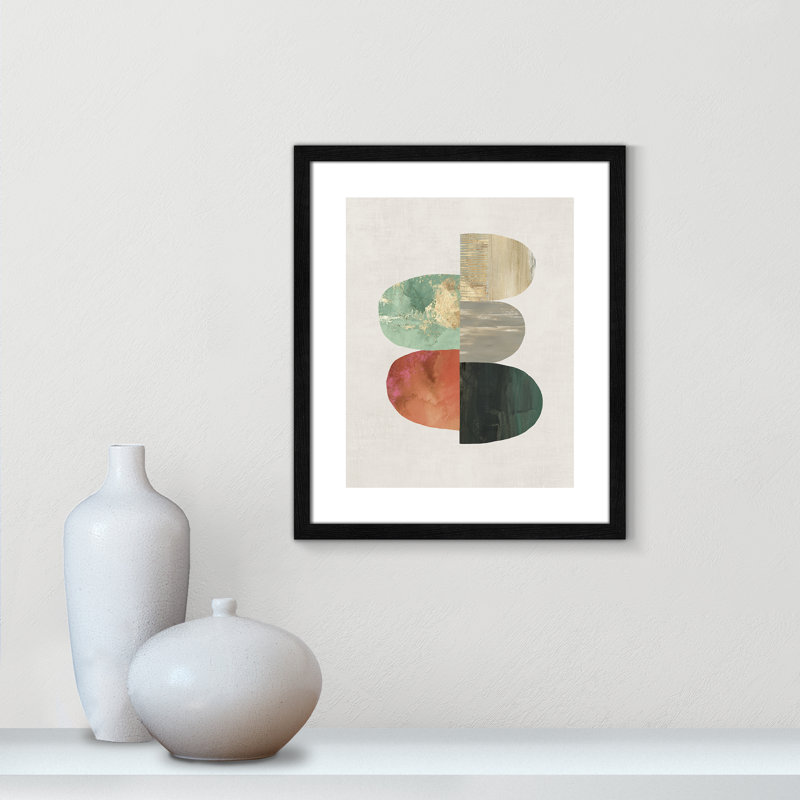 Westcreek Evolving Energy I - reproduction d'art, Papier dans un cadre photo, H 19 po x l 16 po, Bois noir