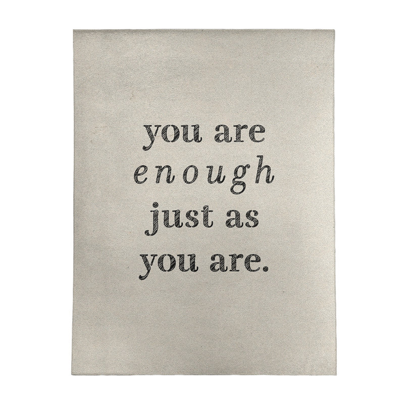 Quotes Chenille Indoor Rug, Rectangle 9' x 12'