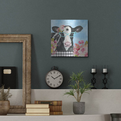 «Farm Animal Beauties A» par Jean Plout, art mural en métal