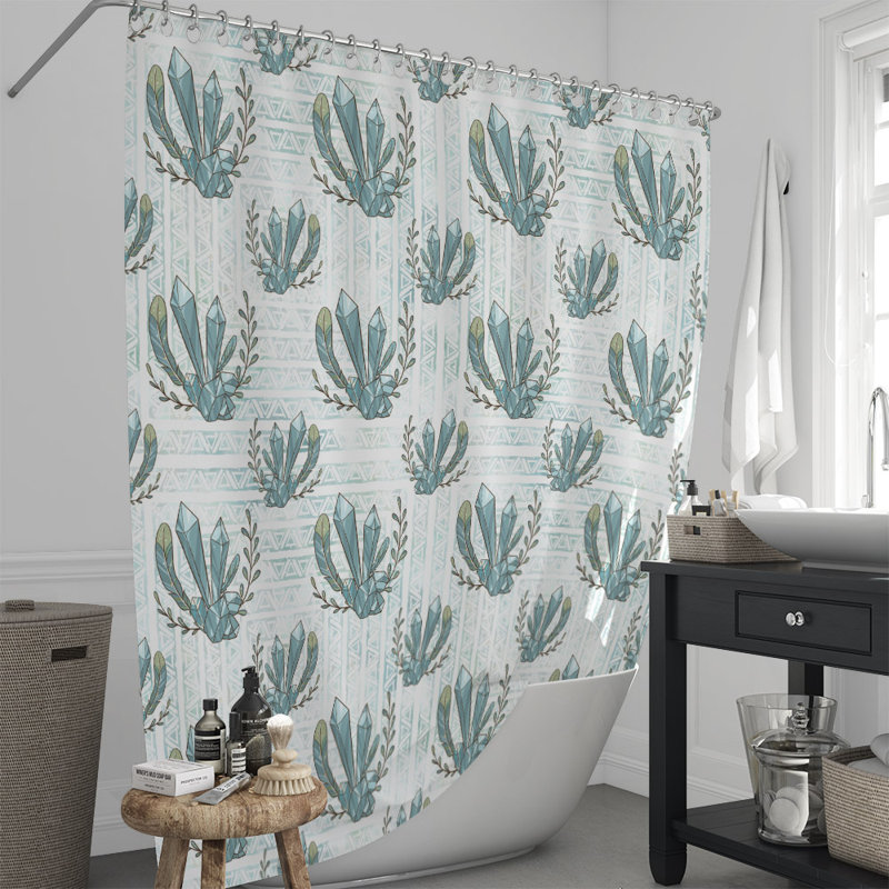 Rideau de douche simple, H 70 po x l 72 po