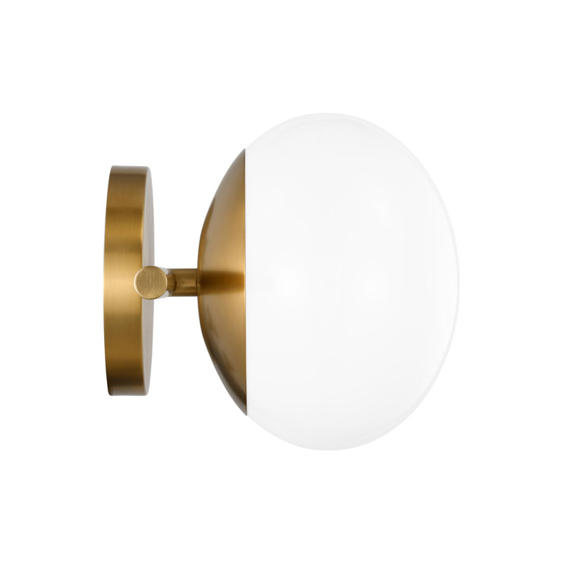 2 - Light Vanity Light, Burnished Brass
