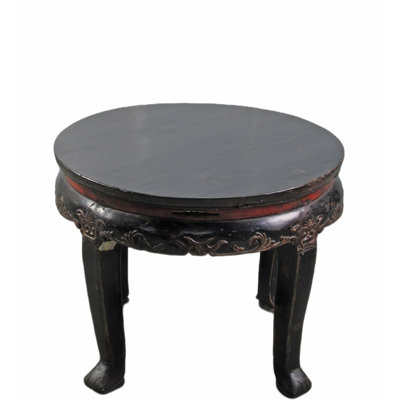 Asian Classic Solid Wood End Table