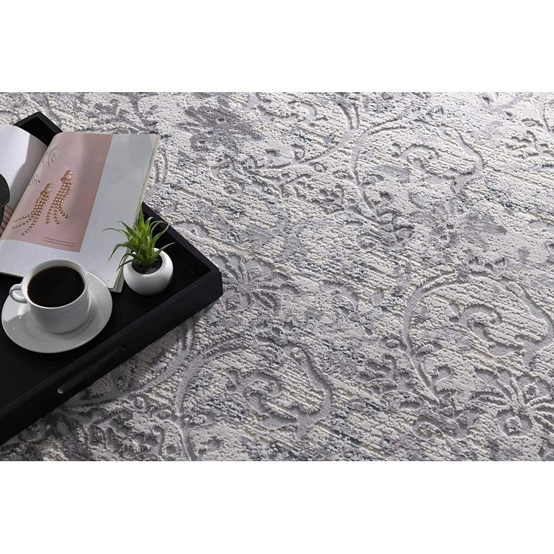 Tapis crème / gris Yeili