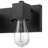 Jaquae 18" 3-Light Matte Black Vanity Light