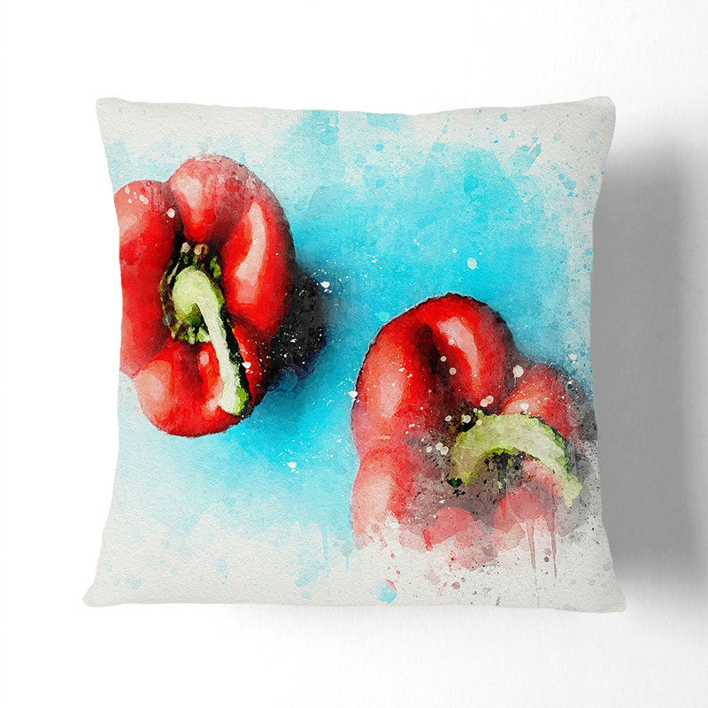 Square Throw Cushion, 40cm H x 40cm W x 15cm D, Black