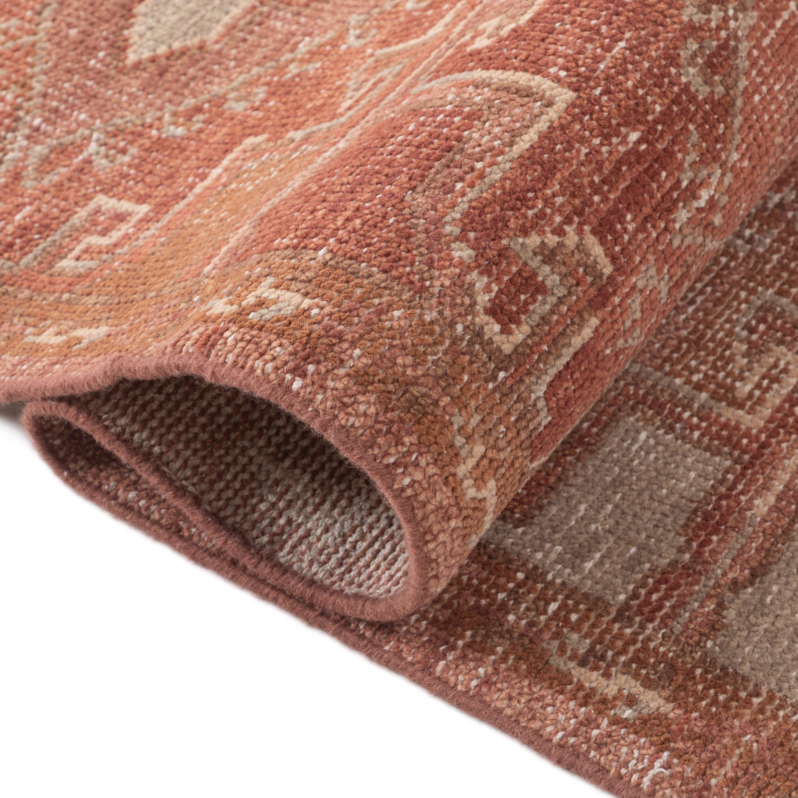 Maeve Hand-Knotted Geometric Wool Rug, Rectangle 3' x 5'