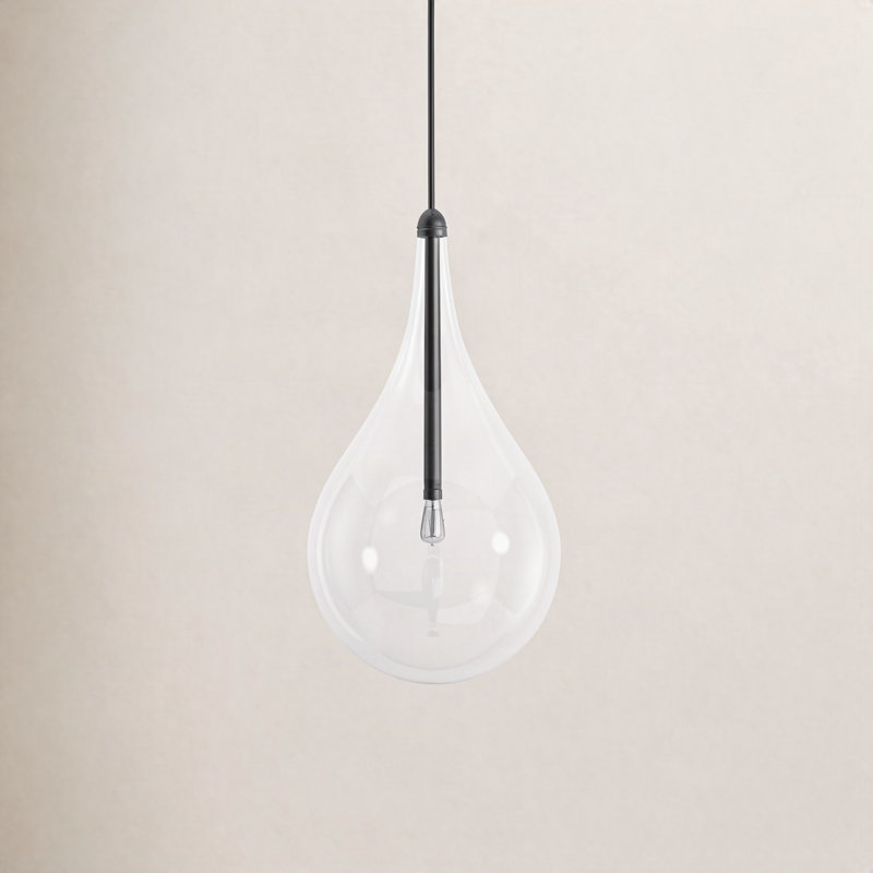 Deva 1-Light Dimmable Teardrop Pendant