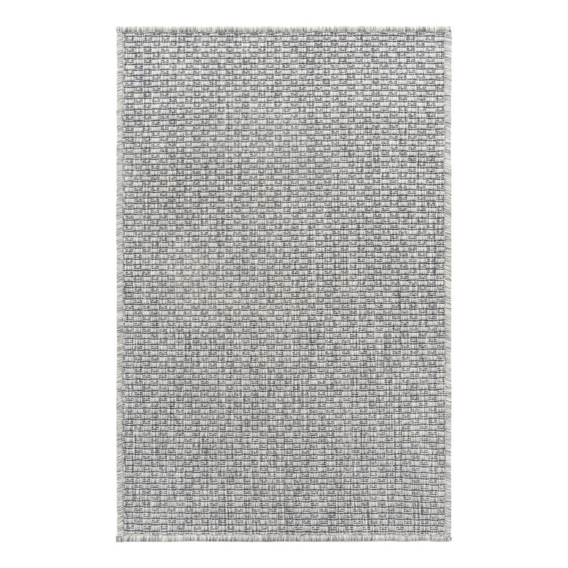 Tapis intérieur / extérieur Avaughn, Gris, Rectangle 2 pi x 3 pi 1 po