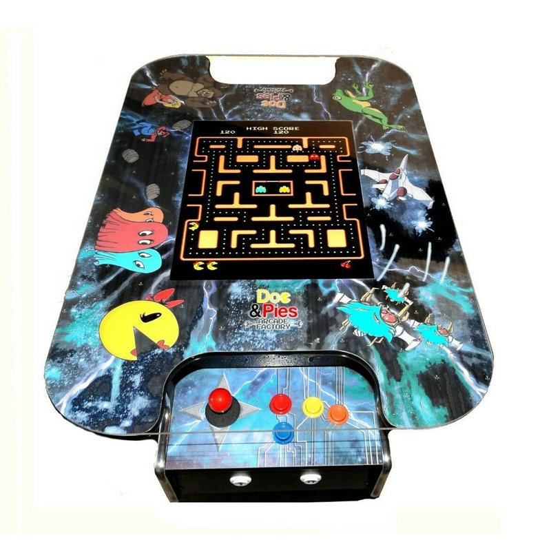 60 Classic Retro Games Cocktail Arcade Machine for Home or Work - Full Size - 2-Player