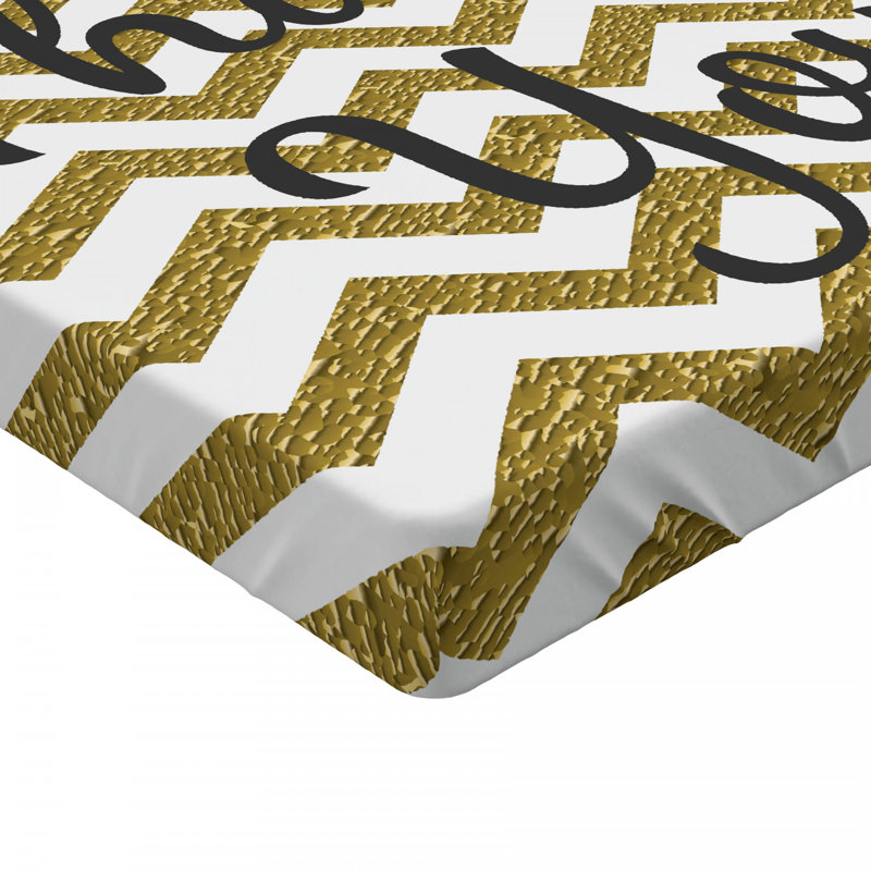 Microfiber Chevron Fitted Sheet, Full Fitted Sheet