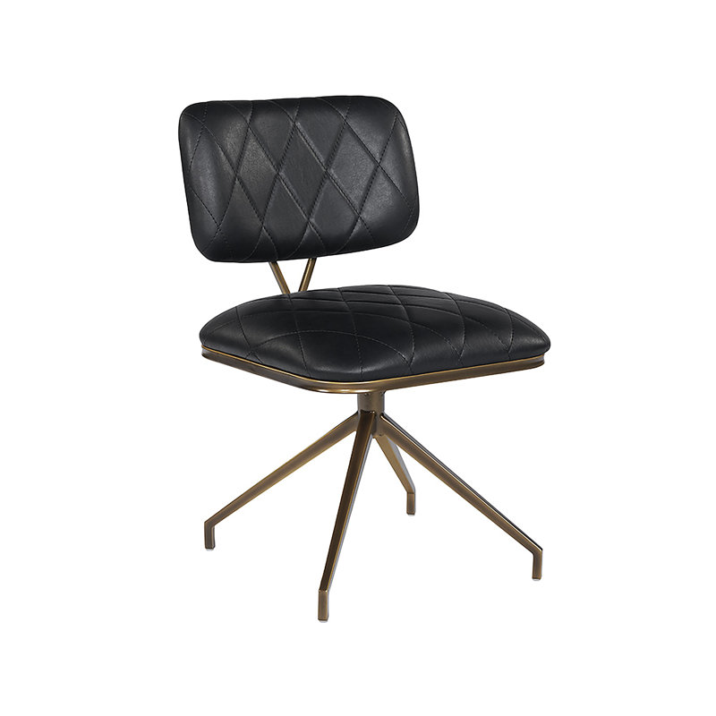 Virtu Swivel Dining Chair - Bravo Black