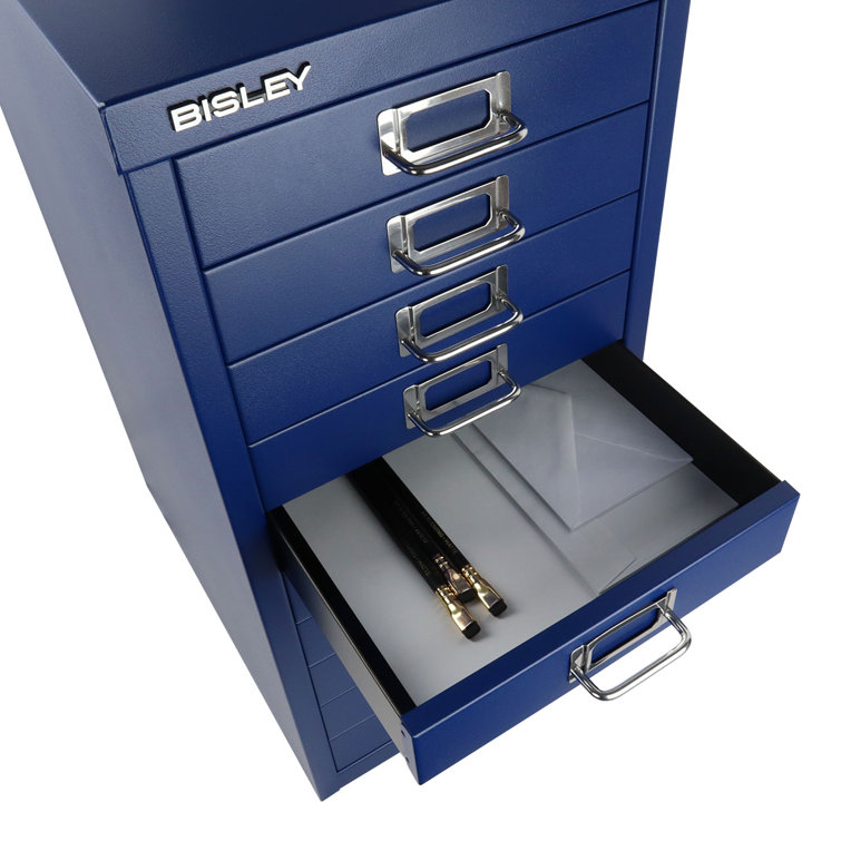 Bisley 11'' Wide 10 -drawer Steel File Cabinet & Reviews 