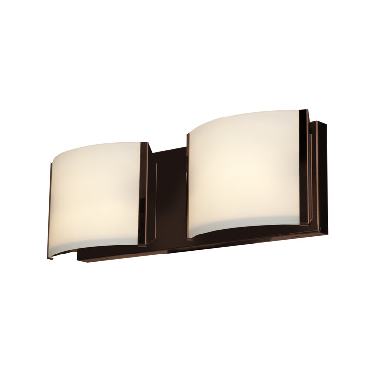 Éclairage pour salle de bain 2 lumières Terrazas, Bronze, DEL