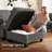 Zanavia U-Shaped Polyester Sectional Sofa Modular Sectional With Storage Ottoman-1410014278-1453625457