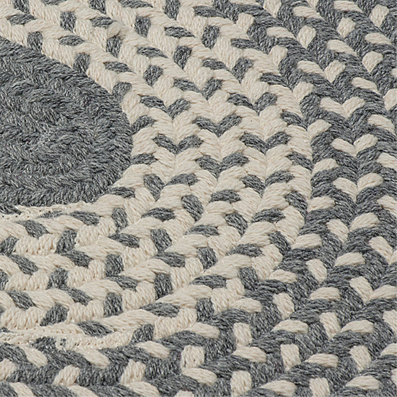 Alzamora Jackson - gris 12 po x 15 po, Ovale 3 pi x 5 pi