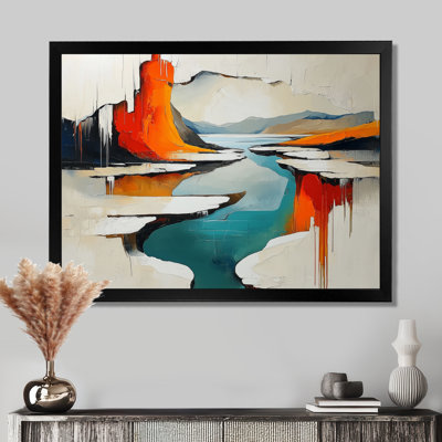 Art mural surréaliste moderne de l'Antartica I