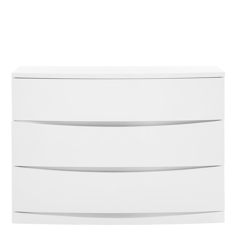 Brooker 3 Drawer 110cm W, White