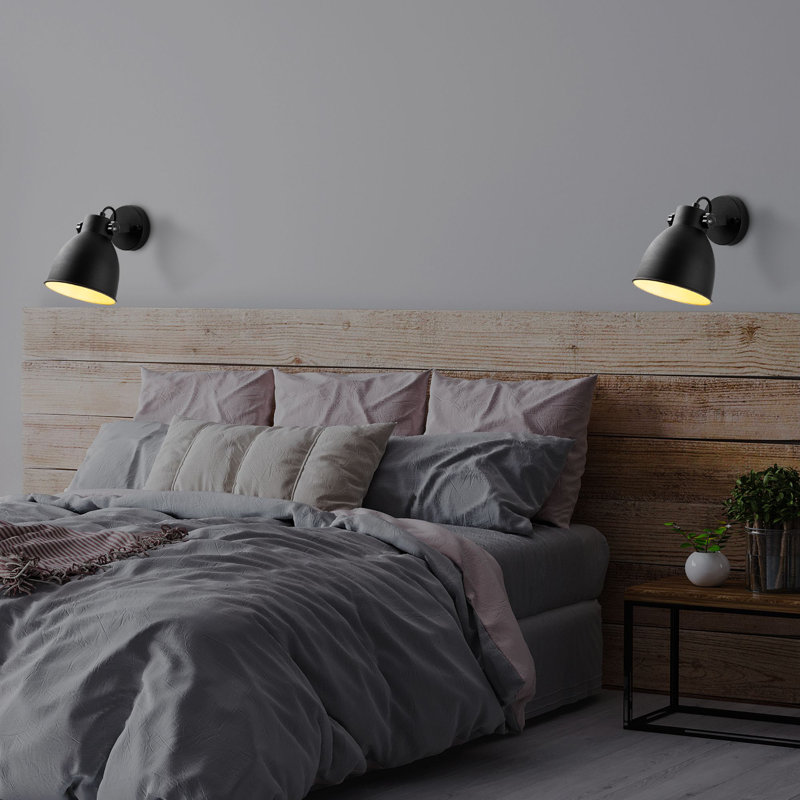 Lampe murale, Noir