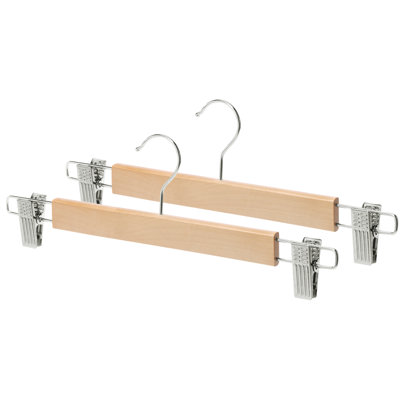 Cintre pour jupe en bois naturel Aiden
