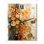 Horloge murale dorée à reflets rustiques II - Collages abstraits-99630244