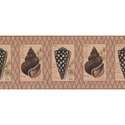 Bordure de papier peint abstrait L 15 pi x l 10,25 po
