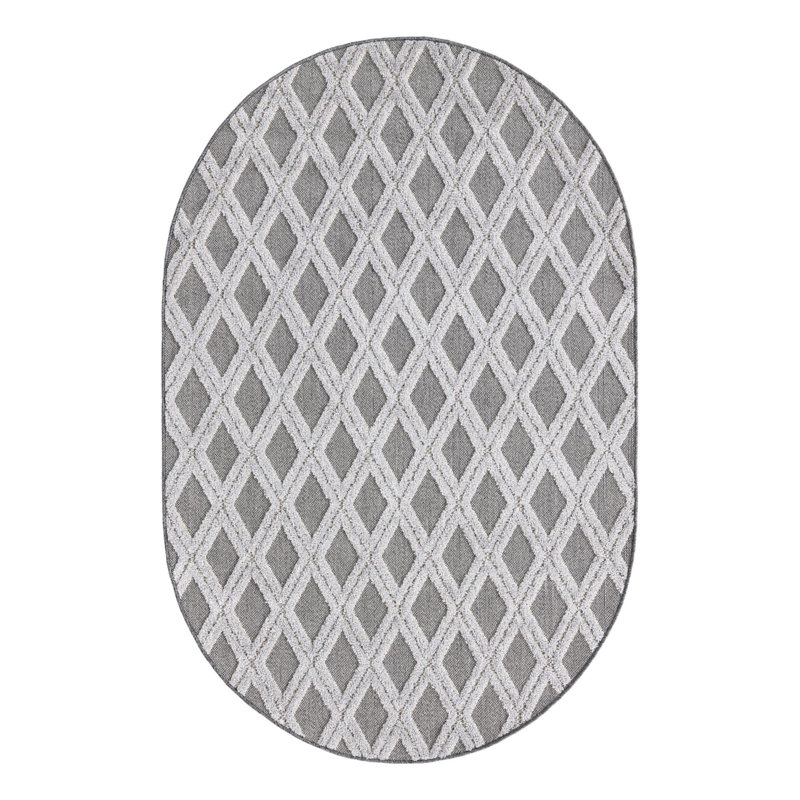 Flaxton Indoor Rug, Oval 4' x 6'