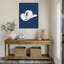 Impression sur toile encadrée bleu marine par Jolly and Dash-1454862095