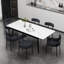 Chaises d'appoint rembourrées avec structure en fer-380601326
