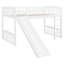 Lit mezzanine simple avec glissoire et échelle