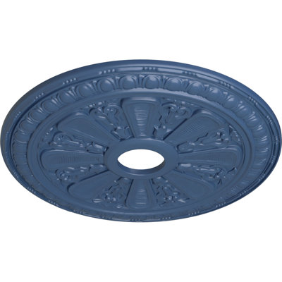 Endurathane Bristol Ceiling Medallion, 23 1/2"OD x 3 7/8"ID x 1"P (Fits Canopies up to 3 7/8"), Hand-Painted Americana Finish