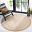 Tapis géométrique en jute et coton tissés à plat Wilkey-267892984