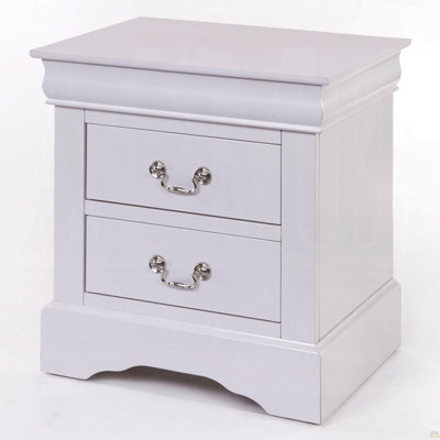 1Pc 2-Drawers Nightstand