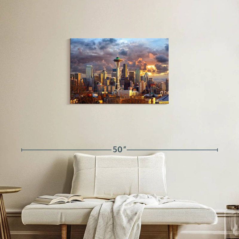Sireci Seattle Skyline, 20" H x 30" W