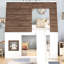 Lit superposé simple blanc et brun avec toit et glissade - Bois massif pour maison de chambre à coucher avec