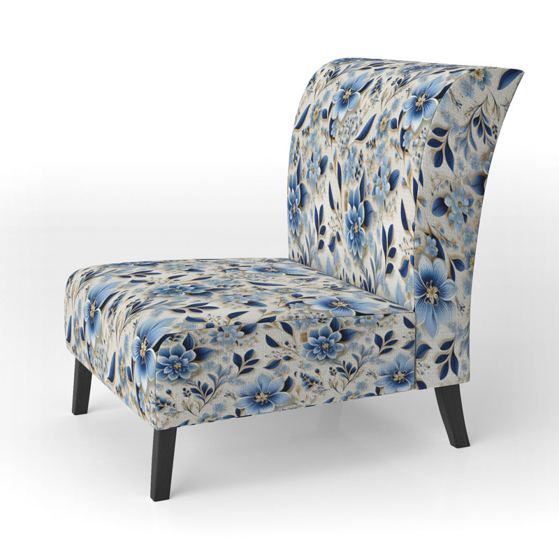 Fauteuil de chambre scandinave Simplicity Paisley