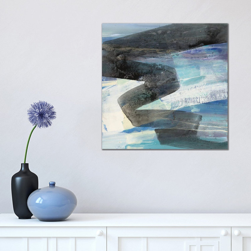 Zig by Albena Hristova - Wrapped Canvas Painting, 45.72 cm H x 45.72 cm W x 3.175 cm D