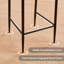 Vintage Upholstered Armless Bar Stool-1822455352