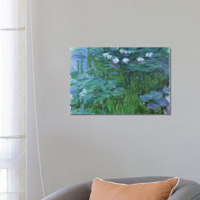 Nénuphars, 1917 - giclée sur toile tendue avec châssis