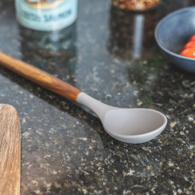 Acacia Wood Silicone Cooking Spoon