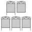 Bredevoort 110cm H x 60cm W Black Metal Fence Panel with 5 Panels