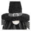 Ensemble de 2 gnomes d'Halloween en tissu avec bannière «Boo», décor saisonnier noir et blanc de 20 po