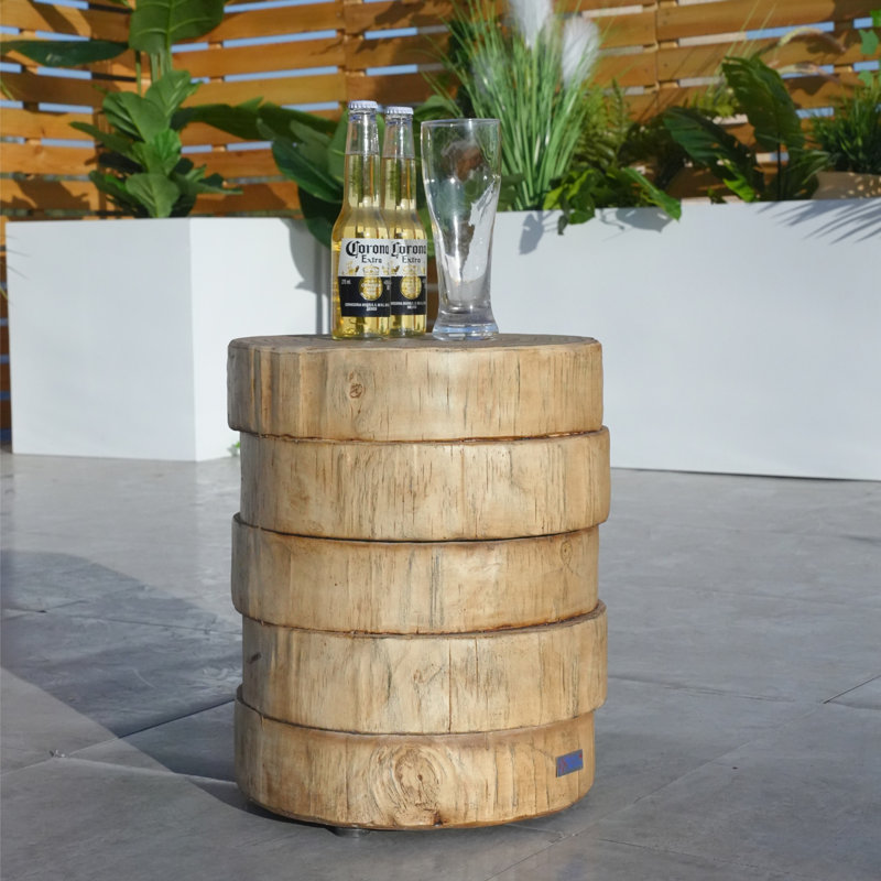 Table basse d'appoint imitation bois