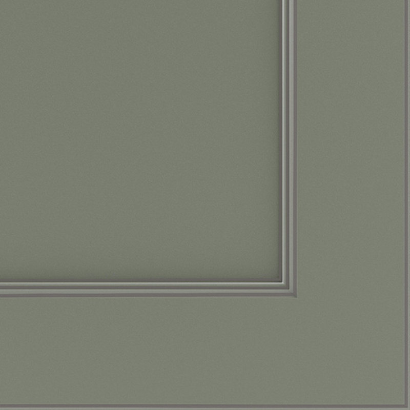 Dwelling Value Greystone Door Sample, Painted Hardwood, Sage/Nickel Glaze