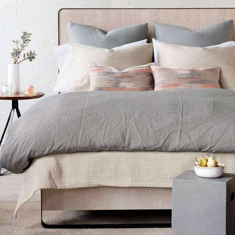 Akela Coverlet, Super King Coverlet, Ivory