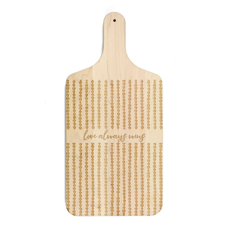 Love Always Wins Hearts Cutting Board