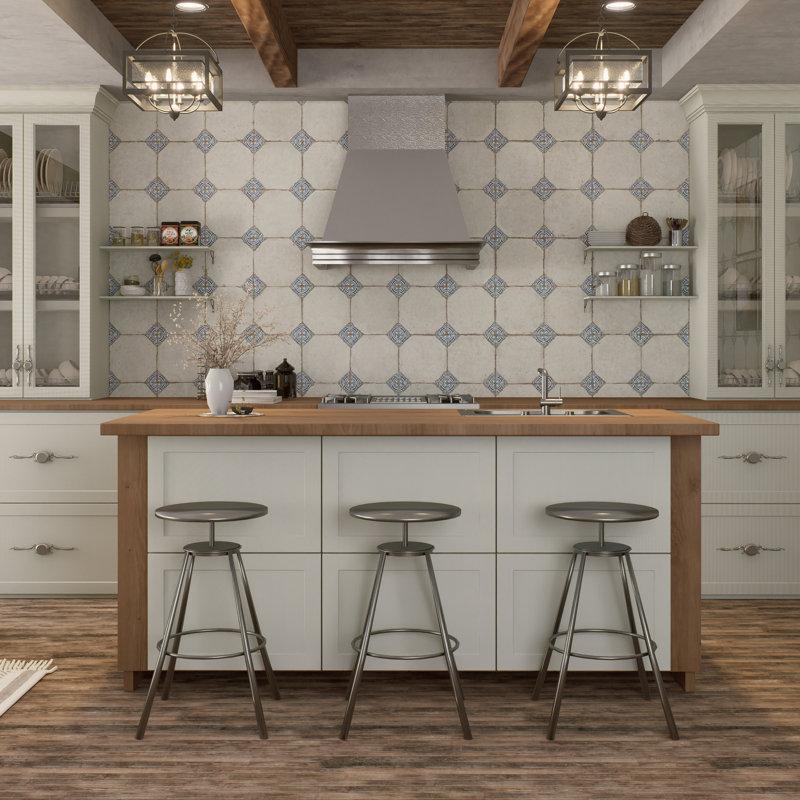 Kings Field 17-3/4 In. X 17-3/4 In. Porcelain Floor And Wall Tile