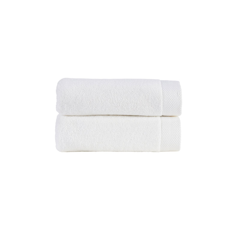 Luxe Turkish Cotton Hand Towel, White