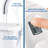 2.4L Marella Water Filter Jug with 1 Cartridges White