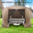 12x12FT Pop Up Gazebo Screen Tent Screen House for Camping, Screen Room with Mosquito Netting, Hub Tent Instant Screened Canopy with Carrying Bag and Ground Stakes-102383235