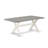 Modern Dining Table Set - a Kitchen Table and Linen Fabric Upholstered Chairs with Stylish Back-610334200-610334199-540918336